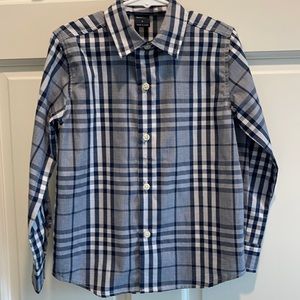 Nautica plaid button down shirt size 5